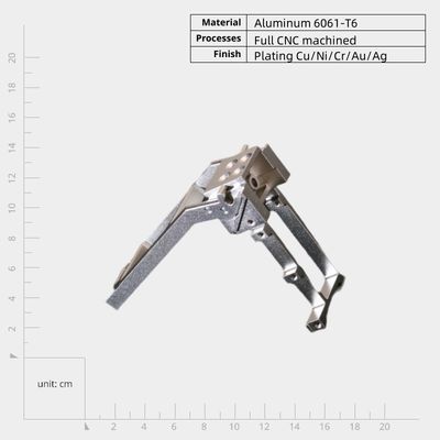 Customized Precision Metal Assembled Structural Components Industrial Grade Aluminium Die Casting  with Plating nickel