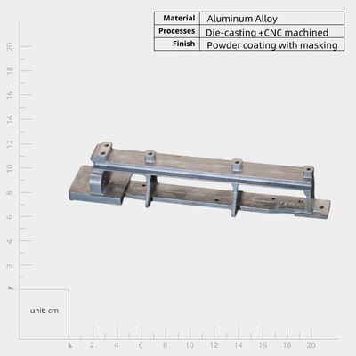 Oem Metal Fabricating Services Dustproof Affordable Aluminium Bracket Parts For Harsh Environments
