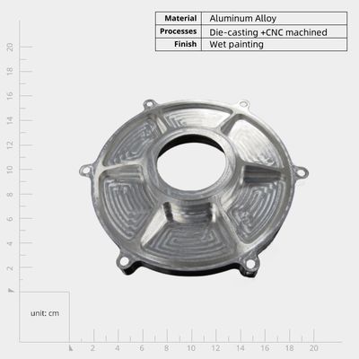 Corrosion Resistant Affordable Aluminium Die Casting Housing With Powder Coated Ra 1.6 Surface