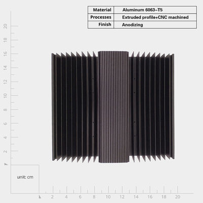 Anodized Industrial Aluminum Heatsink For Long-lasting Thermal Performance Enhancement