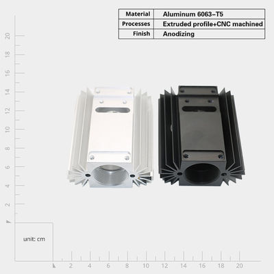Heat Dissipation 6000 Series Aluminum Extruded Heat Sink Customizable and Durable Design