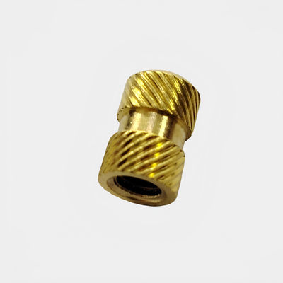 Titanium Heat Staking Brass Knurled Nut Insert for Plastic M2 M3 M4 M5 Sensor Application