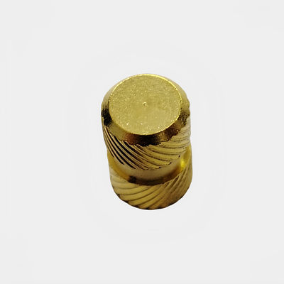 Titanium Heat Staking Brass Knurled Nut Insert for Plastic M2 M3 M4 M5 Sensor Application