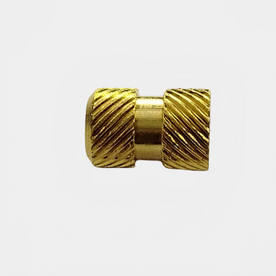 Titanium Heat Staking Brass Knurled Nut Insert for Plastic M2 M3 M4 M5 Sensor Application