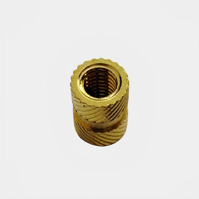 Titanium Heat Staking Brass Knurled Nut Insert for Plastic M2 M3 M4 M5 Sensor Application