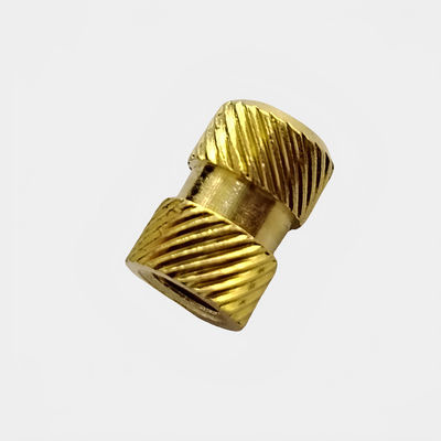 Titanium Heat Staking Brass Knurled Nut Insert for Plastic M2 M3 M4 M5 Sensor Application