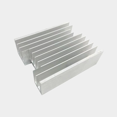 Customized CNC Machining Parts CNC Machined Aluminum Cooling Fins  5mm Fin Height 2mm Fin Pitch