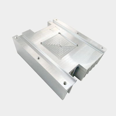 Customized CNC Machining Parts CNC Machined Aluminum Cooling Fins  5mm Fin Height 2mm Fin Pitch
