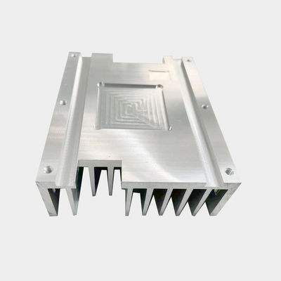 Customized CNC Machining Parts CNC Machined Aluminum Cooling Fins  5mm Fin Height 2mm Fin Pitch
