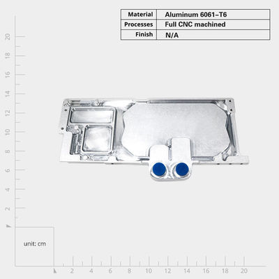 Aluminum Cold Plate Heat Sink With Conduction Heat Dissipation And Mounting Options