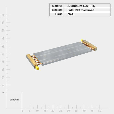 Aluminum Alloy Liquid Cooling Plate Heatsink with Low Pressure Drop and Copper Tube