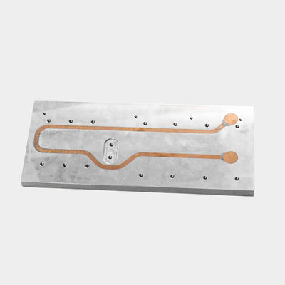Aluminum Alloy Liquid Cooling Plate Heatsink with Low Pressure Drop and Copper Tube