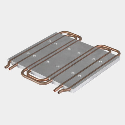 Aluminum Alloy Liquid Cooling Plate Heatsink with Low Pressure Drop and Copper Tube