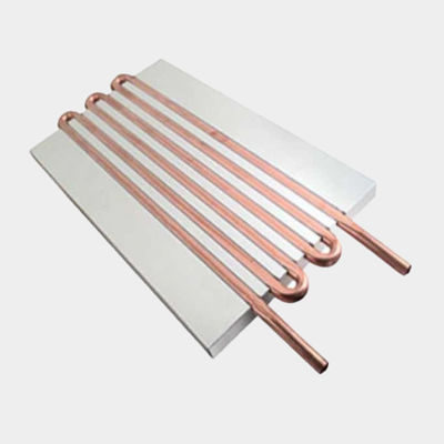 Thermal Conductivity Chilled Metal Cold Plate Heat Sink With Liquid Cooling System
