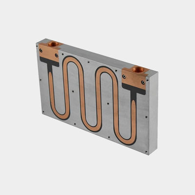 Thermal Conductivity Chilled Metal Cold Plate Heat Sink With Liquid Cooling System