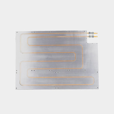 Aluminum Screw Mounting Cold Plate Heat Sink with High Thermal Conductivity and Flow Rate
