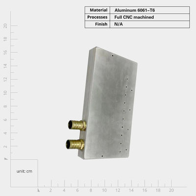 Conduction Screw Mounting Aluminum Cold Plate Heat Sink for Various Electronic Devices