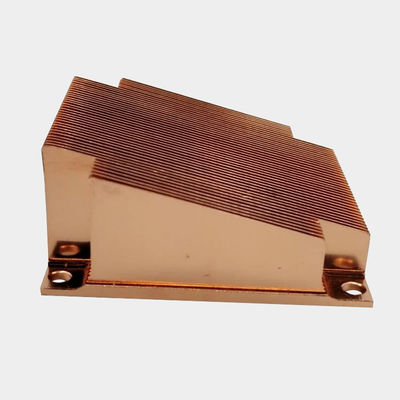 Customized Skived Fin Copper Heat Sink for Electronic Components