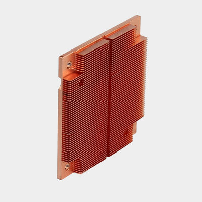 Customized Skived Fin Height Copper Heat Sink For Heat Dissipation