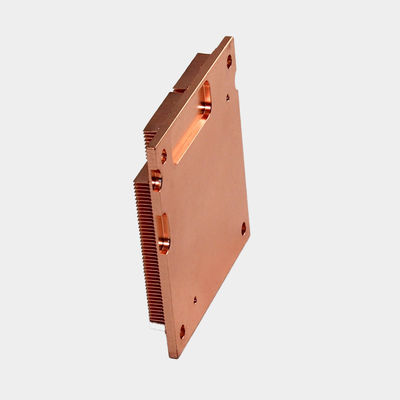 Customized Skived Fin Height Copper Heat Sink For Heat Dissipation