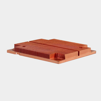 Customized Skived Fin Height Copper Heat Sink For Heat Dissipation