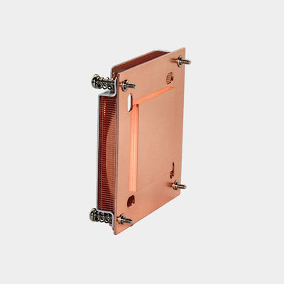 Customized Copper Skived Fin Heat Sink Finned Heatsink Screw Mounting For AMD Intel GPU/CPU