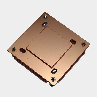 Customized Copper Skived Fin Heat Sink Finned Heatsink Screw Mounting For AMD Intel GPU/CPU