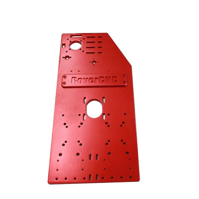 Customized Anodized Aluminum CNC Machined Electrical Mounting Plate with High Durability