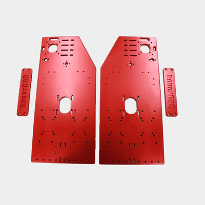 Customized Anodized Aluminum CNC Machined Electrical Mounting Plate with High Durability