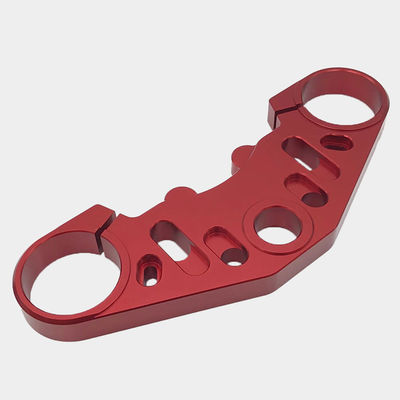 OEM CNC Forging Aluminum Alloy Upper CNC Machined Motorcycle Top Triple Clamp Upper Fork Holder Panel
