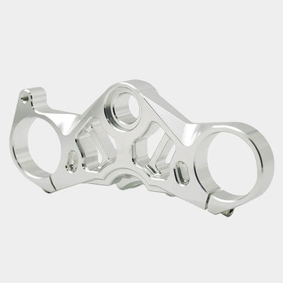 OEM CNC Forging Aluminum Alloy Upper CNC Machined Motorcycle Top Triple Clamp Upper Fork Holder Panel