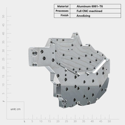 High Durability Corrosion Resistant Anodized Aluminum Front Panel CNC Prototyping for Electronics