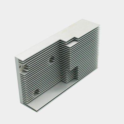 Industial Extrusion Metal Heatsink with Customizable Width and Drilling Tapping Anodizing