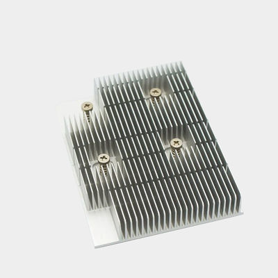 Sleek Anodized Aluminum Extrusion Heat Sinks Customized with Screw Mount Corrosion Resistance