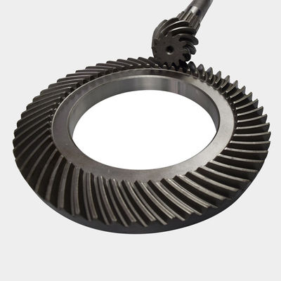 CNC Custom Spiral Bevel Gear Set Stainless Steel Carbon Steel Material for Hydraulic System