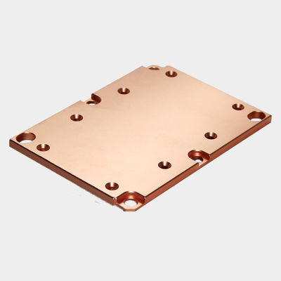 High Density Copper Skiving Fin Heat Sink Liquid Cooling Block CNC Machining CPU Cooler Heatsink