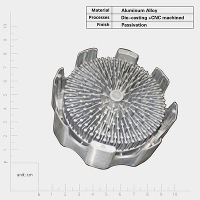 Anodized Die Cast Aluminum Heat Sink Custom Radiator Shell Precision Manufactured