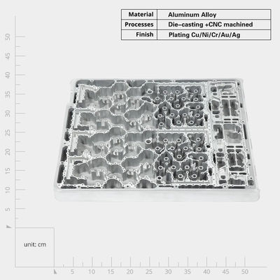 Durability Aluminium Die Casting Led Housing / Aluminium Alloy Casting with Ra 1.6 Surface Finish