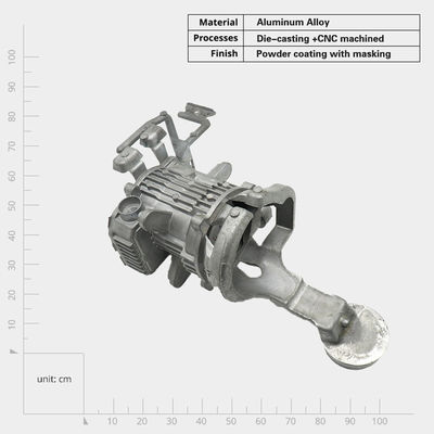 High quality Aluminum Alloy Die Casting Car Parts New Auto Steering Die Casting Sheet Metal Parts
