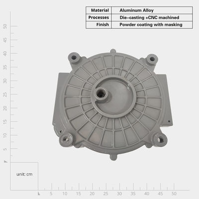 ADC12 aluminum die casting street light housing die cast service
