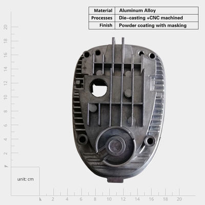 Custom aluminum high precision auto parts pressure die casting LED heat sink auto part